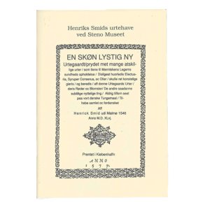 Henrik Smids Urtehave ved Steno Museet