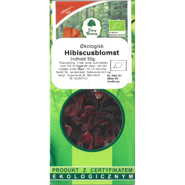 Hibiscus kologisk 50 g - Dary Natury