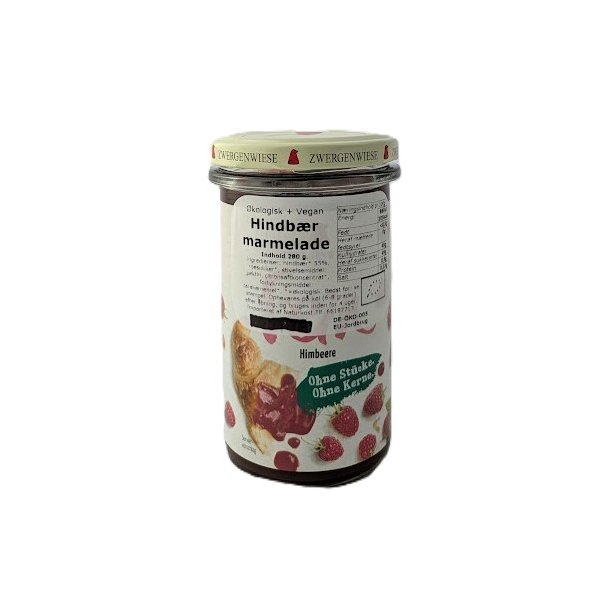 Hindbrmarmelade kologisk - Zwergenweize
