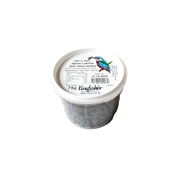 100% Ren hjerte lakrids