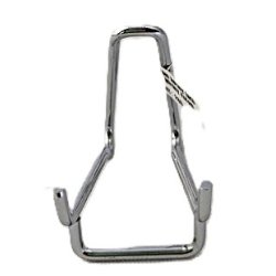 Holder til krystaller 4x3,5 cm s�lvfarvet metal