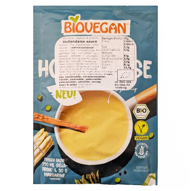 Hollandaise sauce  kologisk glutenfri vegansk