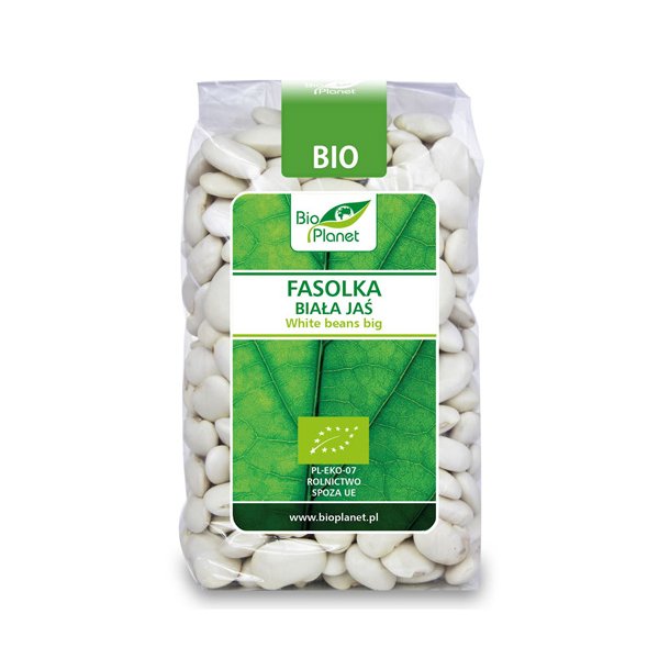 Hvidebnner store kologiske 1 kg Bio Planet