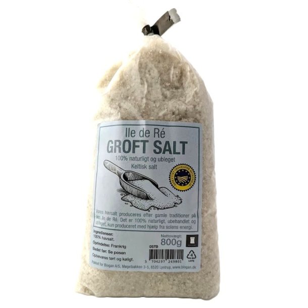 Fransk groft havsalt Ile de R ubleget