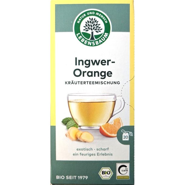 Ingef�r og appelsin te �kologisk - Lebensbaum
