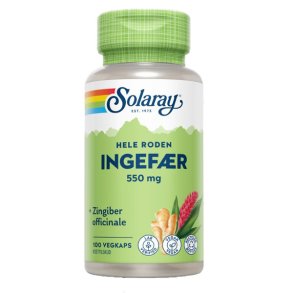 Ingefrrod550mg Solaray