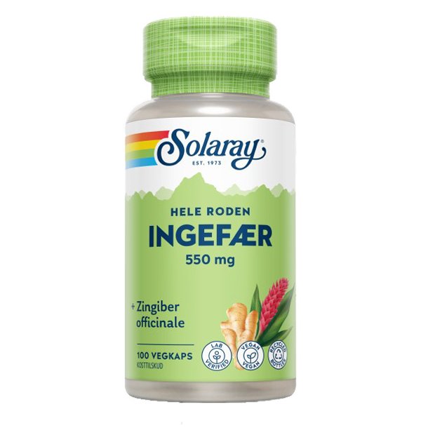 Ingefrrod550mg Solaray