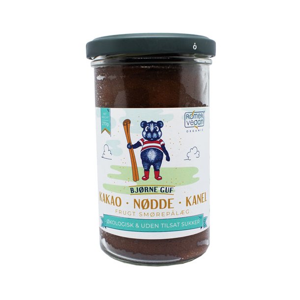 Smreplg Bjrneguf kakao, kanel &amp; ndder  Vegan