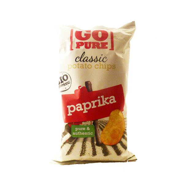 Go Pure Katoffel chips m/paprika kologisk