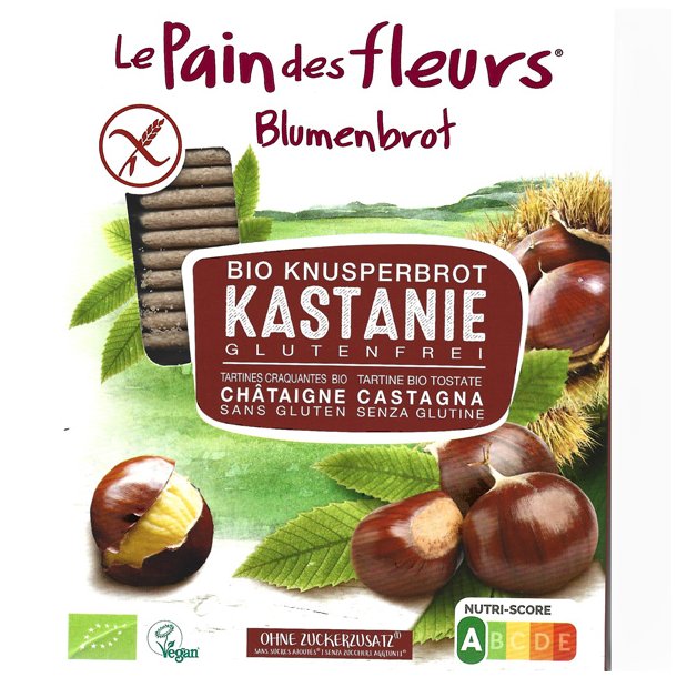 Kastanje crackerbrd kologisk & glutenfri