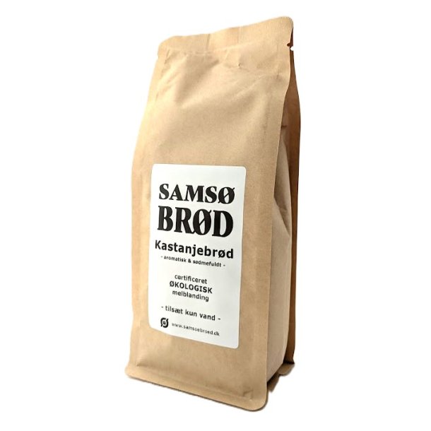 Kastanjebr�d, �kologisk glutenfri melblanding