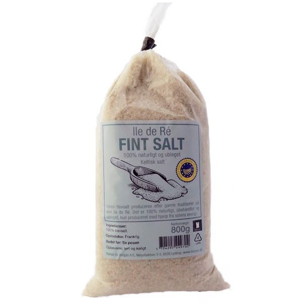 Fransk fint havsalt Ile de R ubleget