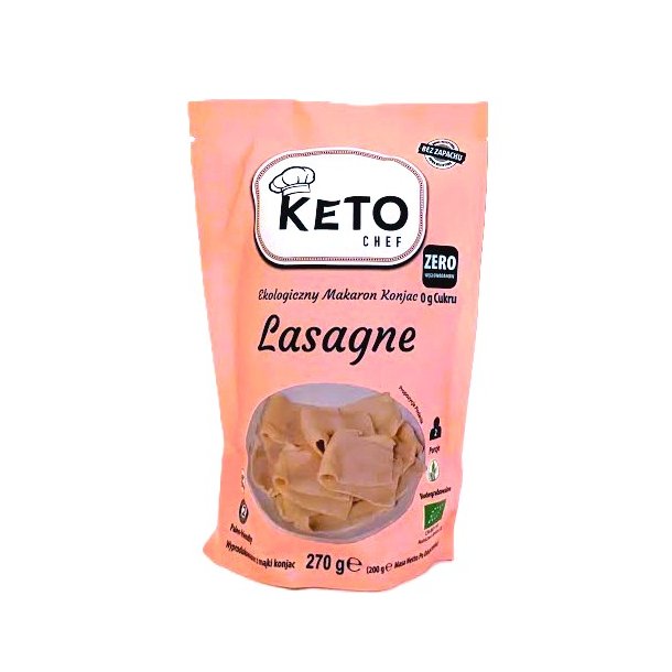 Konjac pasta makaron Lasange �kologiske - Keto chef foods