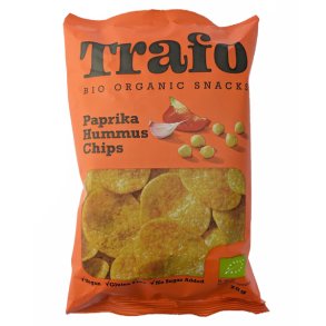 Hummus chips/kikrte chips med paprika kologisk TRAFO
