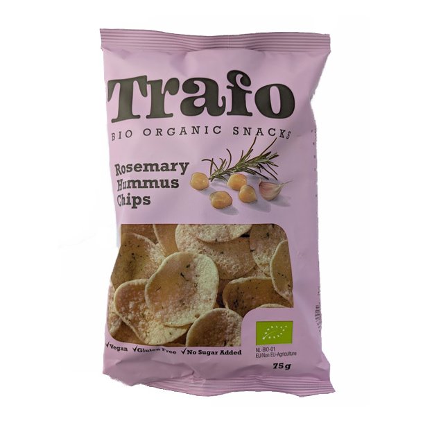 Hummus chips med rosmarin kologisk - TRAFO