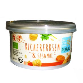 Vegansk postej ko m/kikrter-sesam og karry Pural