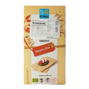 Glutenfri knkbrd med sesam og chiafr kologisk - Pural