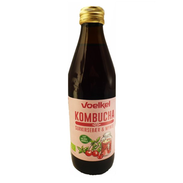 Kombucha Surkirsebr-Mynte 