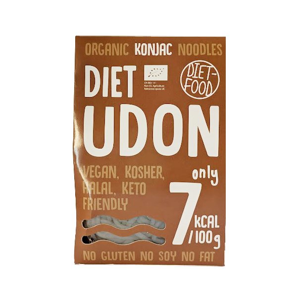 Konjac nudler UDON drnet vgt 300g kologisk