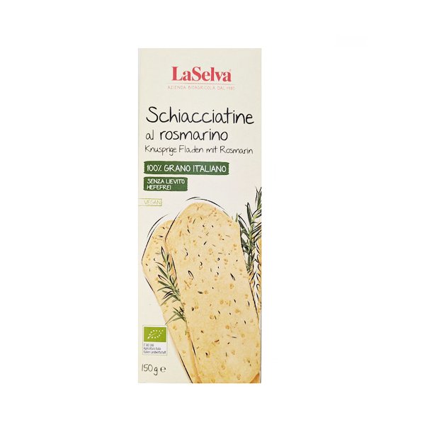 Schiacciatine med rosmarin kologisk - LaSelva