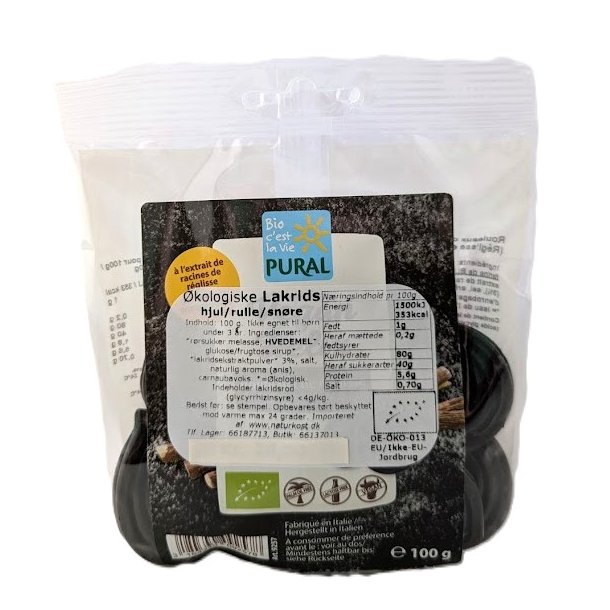 Lakrids hjul/rulle kologisk - Pural