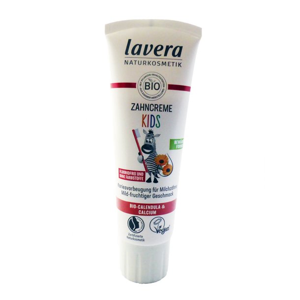 Brne tandpasta u/flour & farvestoffer Lavera