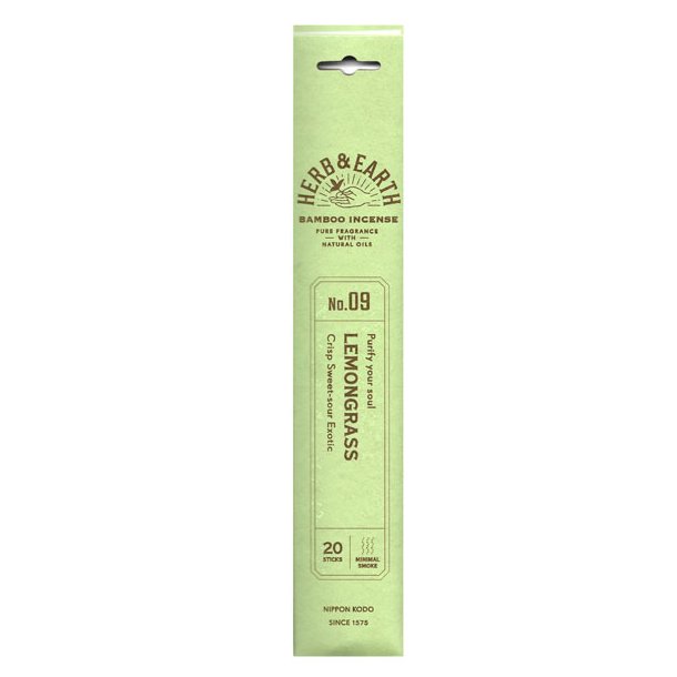 Herb & Eart - Bamboo Incense Lemongrass