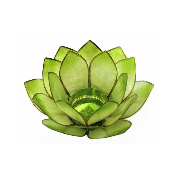Lotus stage Green til fyrfadslys.