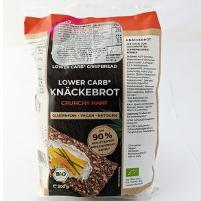 Lowcarb knkbrd Crunchy med hamp kologisk - Panifactum