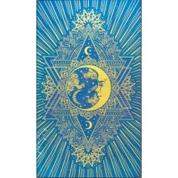 Tarotkorts�t - Moon Face - med h�fte(Engelsk)