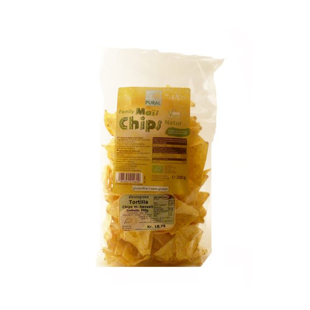 Tortilla chips m.havsalt ko vegan - Pural