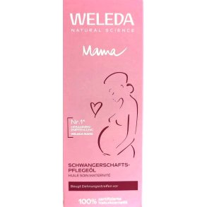 Massage olie til pleje under og efter graviditeten (Weleda)