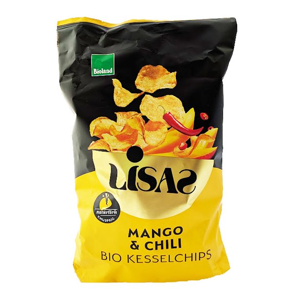Kartoffel Chips med Mango og chili kologisk - Lisachips