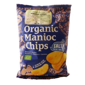 Maniok chips saltede �kologiske - El origen