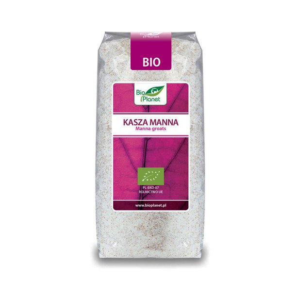 Mannagryn af hvede kologisk 500 g - Bio Planet