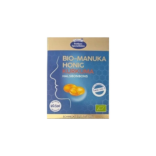Manuka Honnig bolsjer MGO 300 med Gurkemeje �ko - Liebhart