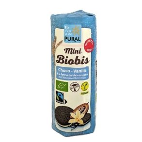 Biobis mini kiks med chokolade-vaniljecreme �kologisk
