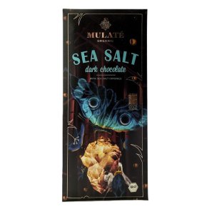 Mrk chokolade med havsalt og 70% kakao kologisk