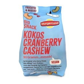 Snack Kokos Traneb�r Cashewn�dder �ko 90 g - MORGENLAND
