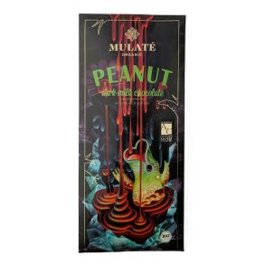 Chokolade med peanut butter og 45 % kakao kologisk - Mulat