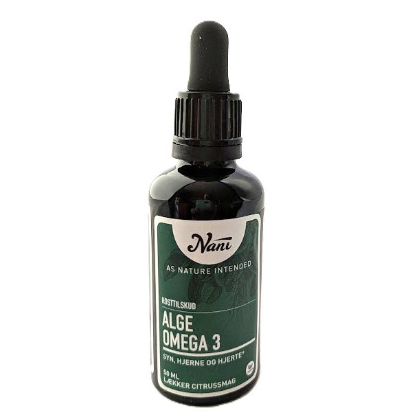 Alge Omega 3.  Drber med citrussmag