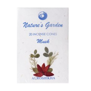 Musk Incense Cones rgelsestoppe 20 stk
