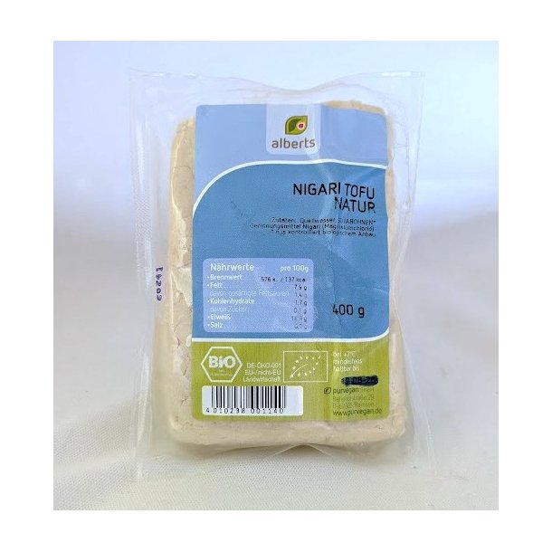 Tofu nigari naturel (K�l) �kologisk Vegansk - Alberts