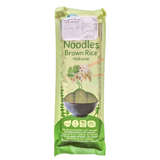 Brown Rice & Wakame Noodles vegan kologiske