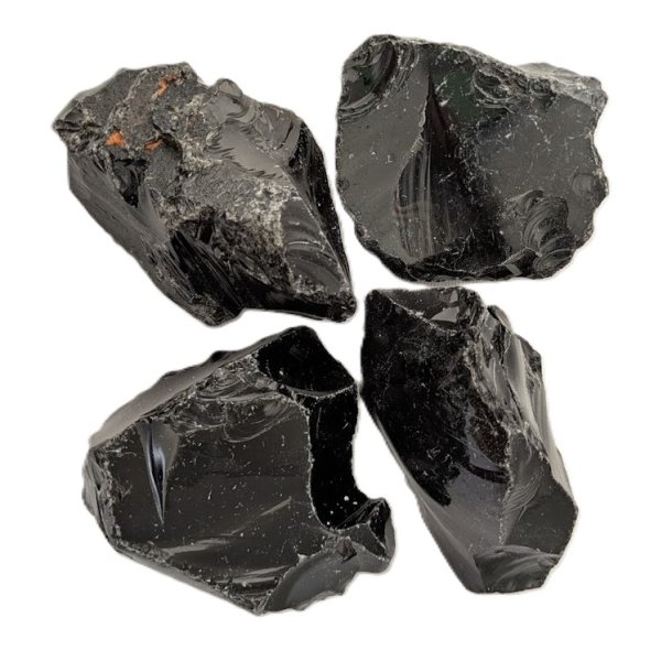 Obsidian sort r sten fra Mexico