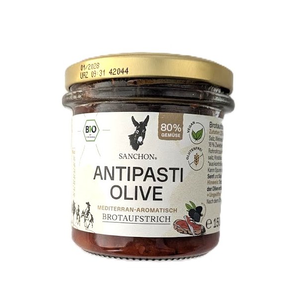 Antipasti oliven �kologisk sm�rep�l�g - Sanchon