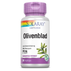 Olivenbladmed citronmelisse Solaray