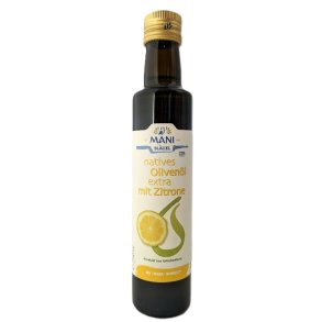 Olivenolie ekstra jomfru med citronskal kologisk - Mani