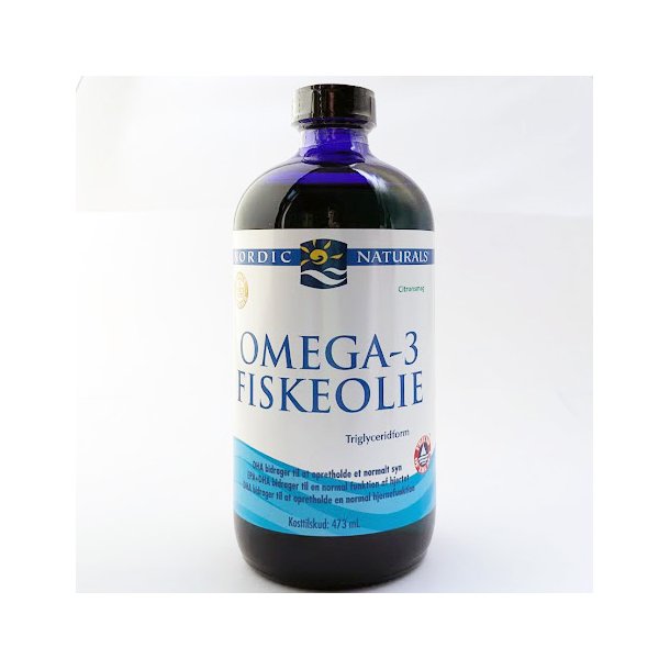 Omega-3 fiskeolie, citronsmag