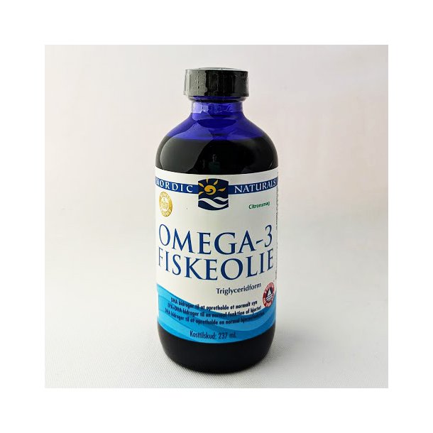 Omega-3 fiskeolie, citronsmag Nordic Naturals